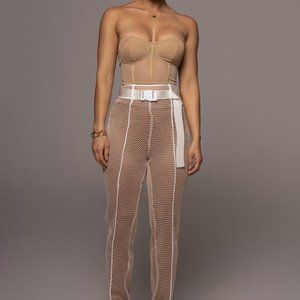 JLUXLABEL Tan Hasley Pants